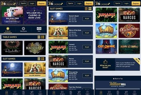 william hill casino app store